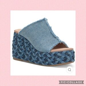 💙Lucky Brand Frayed Platform Sandals💙